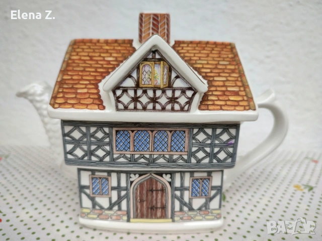 Sadler Tudor House - винтидж чайник къщичка Тюдор, снимка 6 - Аксесоари за кухня - 53905695