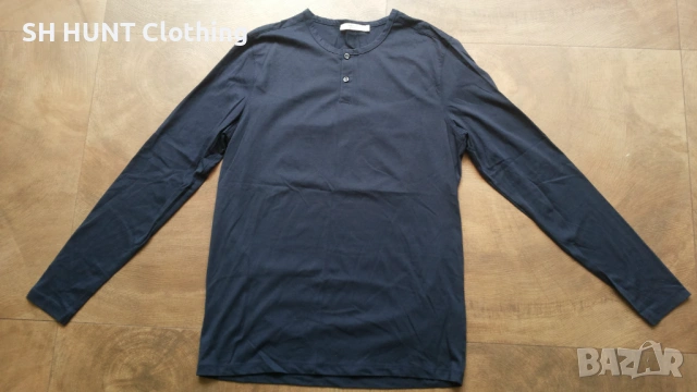 JACK & JONES FINN TEE LS GRANDDAD Размер M блуза с дълъг ръкав 6-52