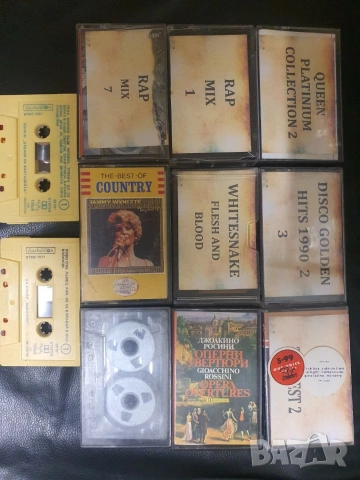 Аудио касети със записи музика. 11бр Всички за 13евро Купени от чужбина. Записите са качествени