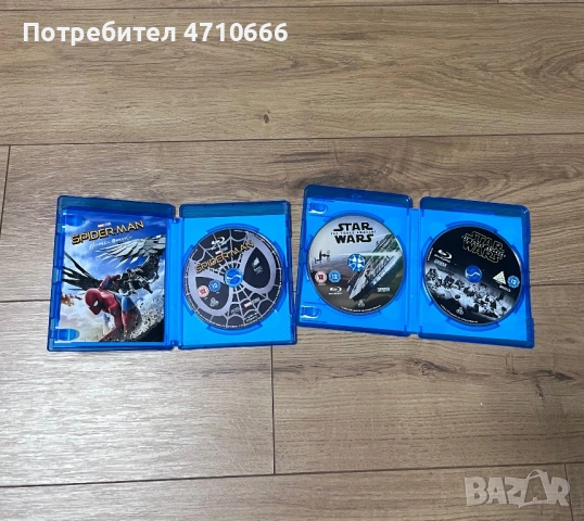 Blu-ray филми - Star Wars + Spider-man: Homecoming, снимка 3 - Blu-Ray филми - 53179665