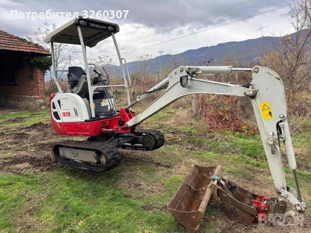 Продавам мини багер takeuchi 216 2022г , снимка 9 - Индустриална техника - 45640974