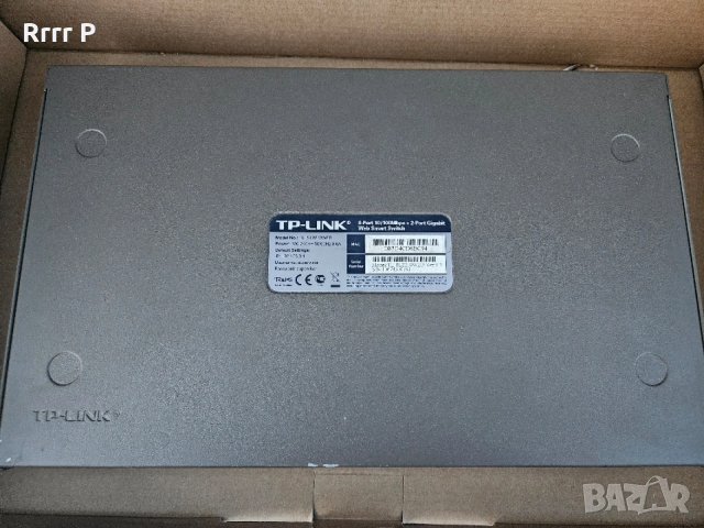 Суич TP-Link 2210WEB, снимка 2 - Суичове - 52797293