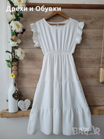 Бяла лятна рокля , снимка 6 - Рокли - 54157972