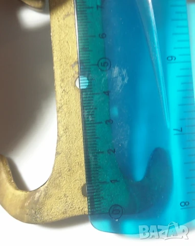 Лот 3 месингови закачалки за дрехи, снимка 13 - Закачалки - 51424834