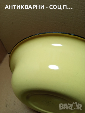 Соц Стар Емайлиран Руски Леген Легенче Купа. , снимка 5 - Антикварни и старинни предмети - 51781458