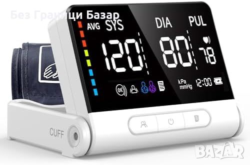 Нов Професионален апарат за кръвно налягане с голям маншет и HD дисплей, снимка 1 - Други - 45966368