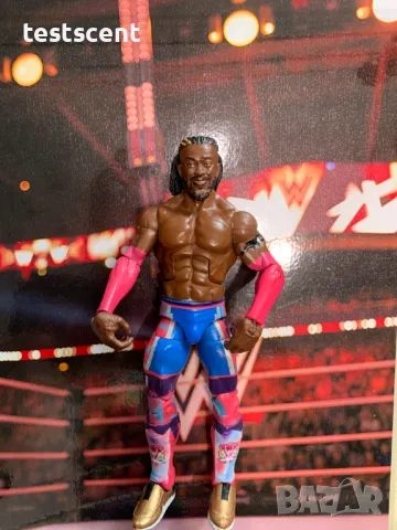 Екшън фигура WWE Kofi Kingston Кофи Кингстън Mattel Elite New Day figure играчка, снимка 15 - Колекции - 49511594