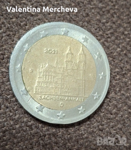 Монета от 2 евро с дефект, снимка 9 - Нумизматика и бонистика - 53566172