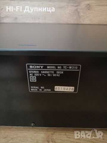 Sony TC-W310, снимка 2 - Декове - 45210452