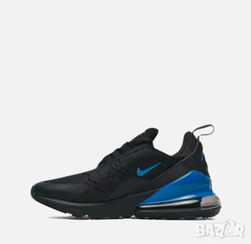 НАМАЛЕНИЕ !!! Маратонки Nike Air Max 270 Black/Blue FB8032-001 №38, снимка 2 - Детски маратонки - 47135857