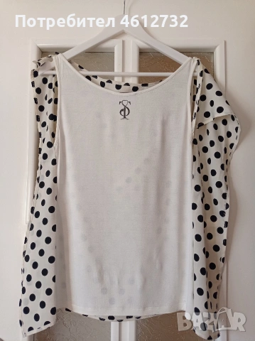 Блуза на точки Twin Set, снимка 3 - Тениски - 54137114