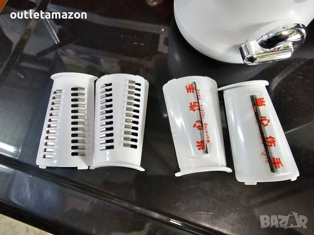 Ренде за зеленчуци, сирене, ядки, KitchenBoss: 3 в 1, снимка 12 - Други - 53346334