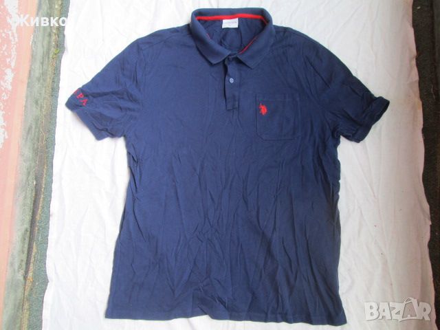 U.S.POLO ASSN. since 1890 тъмно синя тениска размер XL., снимка 1 - Тениски - 45592918
