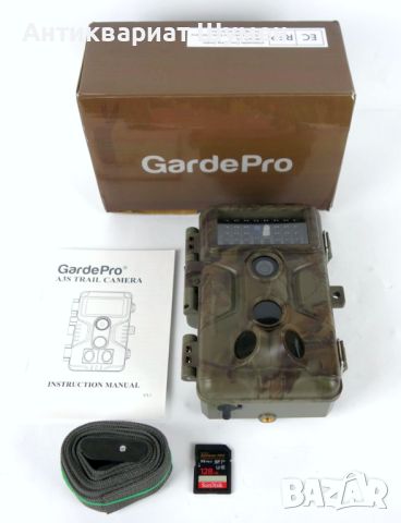 Камера за лов или следене на диви животни GardePro A3S + SD карта 128GB, снимка 1 - IP камери - 46474981