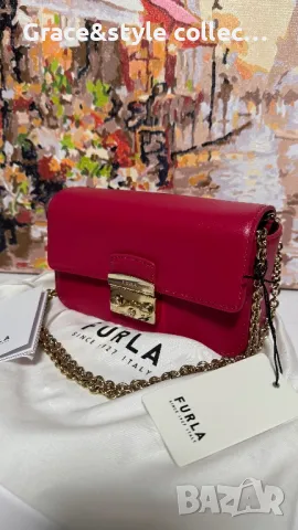 Оригинална чанта Furla, снимка 3 - Чанти - 48963964