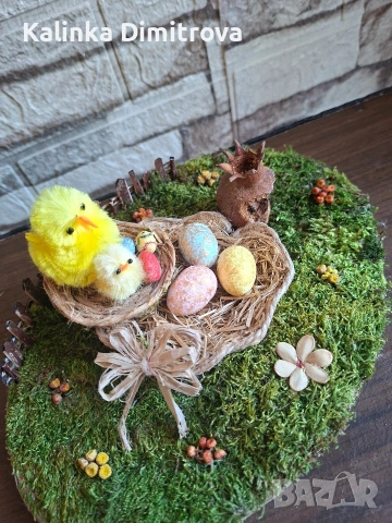Ръчно изработена Великденска декорация., снимка 5 - Декорация за дома - 53642583