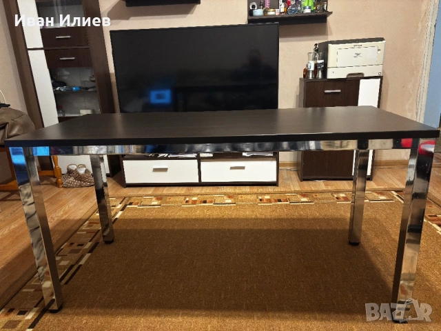 Трапезна кухненска маса 140/60/72, снимка 4 - Маси - 53433171