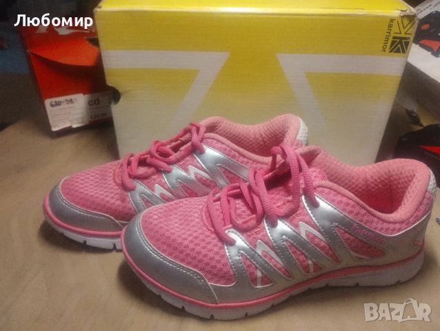 Дамски обувки за бягане Фитнес KARRIMOR Duma Run Pink Silver, снимка 1 - Маратонки - 46187845