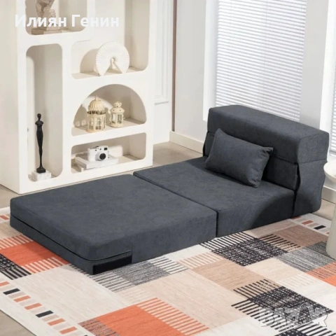 HOMCOM Разтегателен фотьойл, снимка 9 - Дивани и мека мебел - 54095580