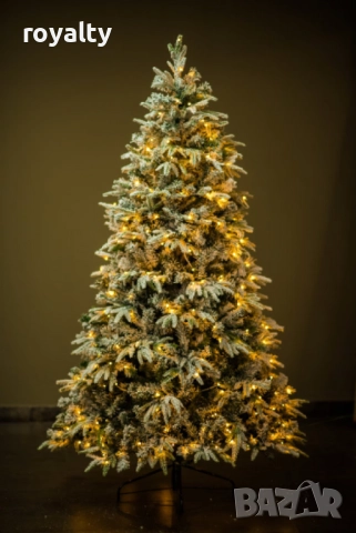 Коледна елха с вградени лампички по връхчетата, снимка 4 - Декорация за дома - 52249580