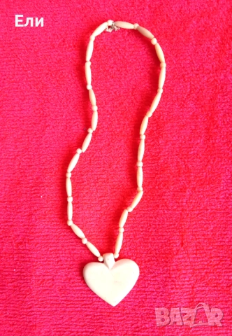 Колие,,Сърце,,Индия.Обиколка 48см.