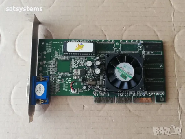 Видео карта NVidia Riva Butterfly TNT2 Pro 32MB SDR 64bit AGP, снимка 1 - Видеокарти - 47884932