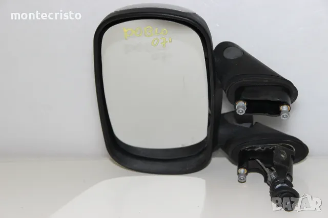 Ляво огледало Fiat Doblo (2001-2010г.) механично с жила / 735296233 Фиат Добло, снимка 2 - Части - 50398598