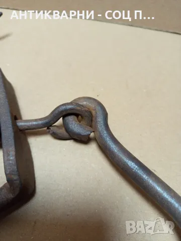 Соц Стар Ръчно Кован Ченгел За Дране На Животни., снимка 7 - Антикварни и старинни предмети - 50225637