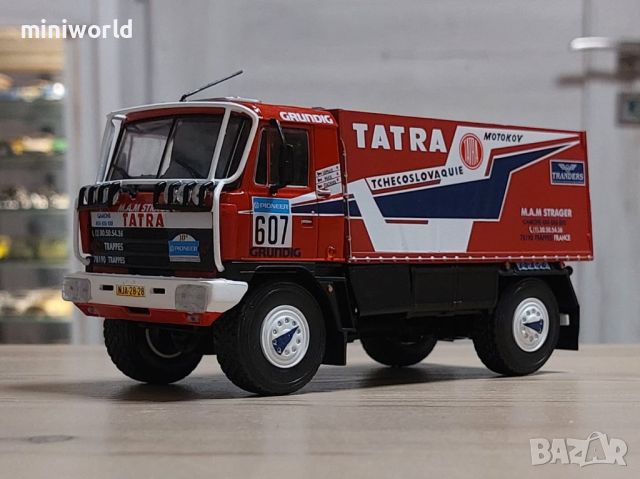 TATRA 815 4x4 Dakar 1990 - мащаб 1:43 на DeAgostini моделът е нов в блистер, снимка 1 - Колекции - 44323410