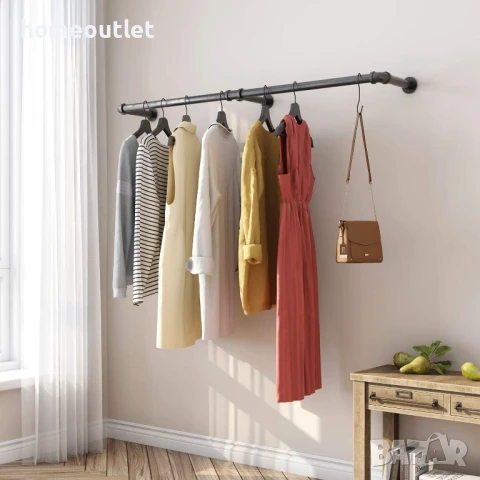 ПРОМОЦИЯ Стоманена релса с многофункционално приложение за стенен монтаж UNHO JJ-ZZ781, снимка 8 - Закачалки - 50711568