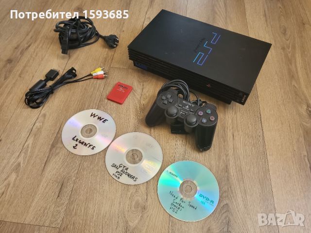 Хакнат PlayStation 2 - GTA, Need for Speed и WWE, снимка 1 - PlayStation конзоли - 46330370