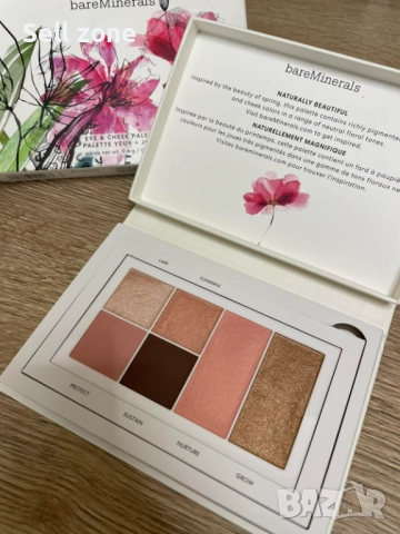 СЕНКИ ЗА ОЧИ bareMinerals „Eye & Cheek Palette“ – Naturally Beautiful / Eco‑Beautiful