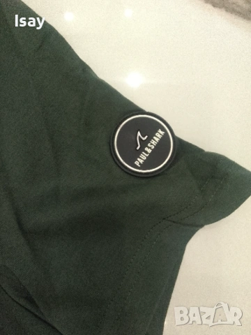Мъжка тениска Паул Шарк М последен размер в тъмно зелен цвят , снимка 6 - Тениски - 53169324