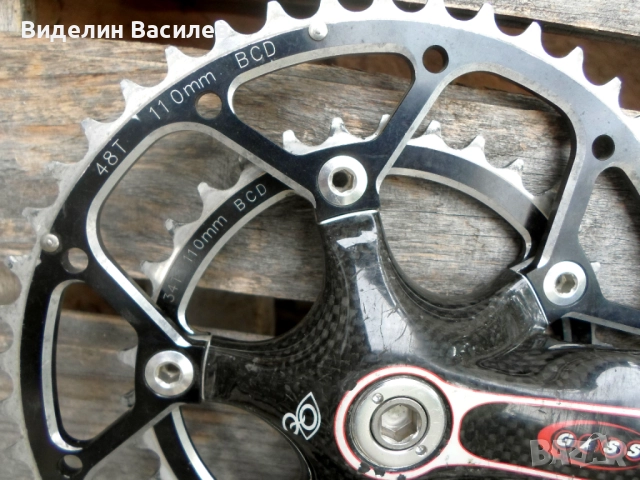 Шосейни карбонови курбели/компакт/, снимка 5 - Части за велосипеди - 37025990