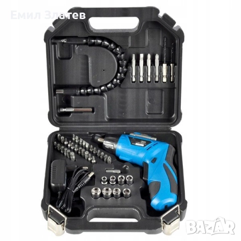 Тайга 4.8V Акумулаторна Отвертка с Битове