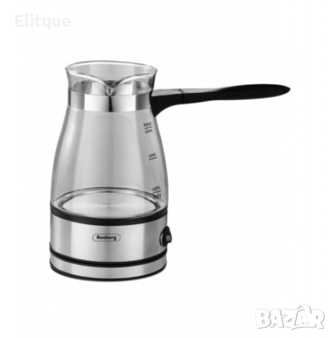 Джезве електрическо Rosberg, 600W, 500 мл., Стъклено, 2 ГОДИНИ ГАРАНЦИЯ, снимка 5 - Кани - 52786929