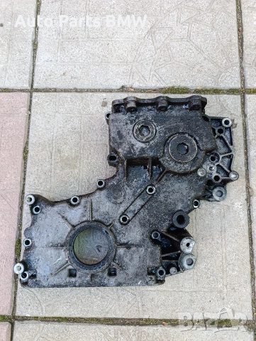 Ангренажен капак BMW 530D 525D 535D 730D E60 E61 E65 Капак верига блок БМВ 