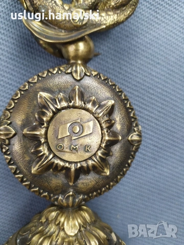 Авторска бронзова скулптура/часовник Влад Маслов, снимка 7 - Антикварни и старинни предмети - 54035466