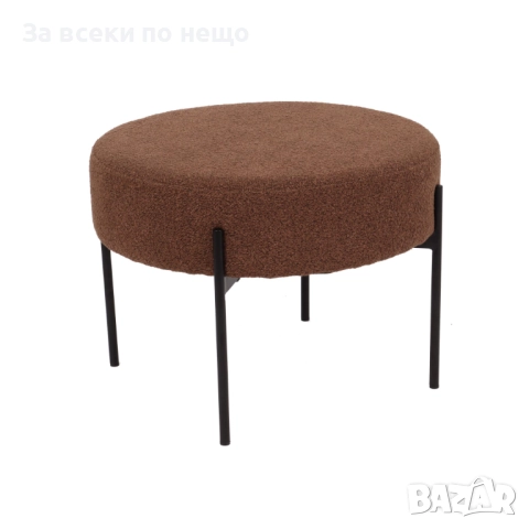 Табуретка RON КЕРЕМИДА/черно Код P1256, снимка 5 - Дивани и мека мебел - 51787178