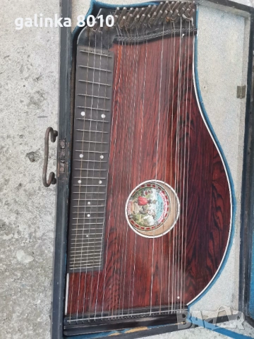 Стара голяма Немска цитра, снимка 5 - Антикварни и старинни предмети - 53726753