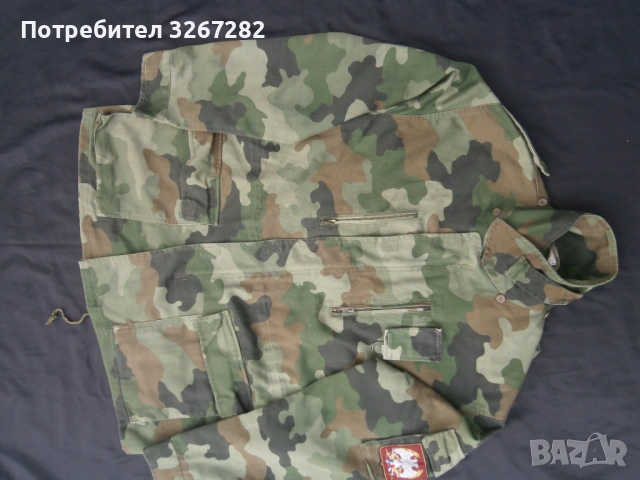 Куртка,Военна,Камуфлаж,Маскировъчна, Сърбия, снимка 16 - Антикварни и старинни предмети - 53614977