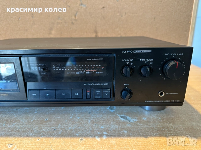 касетен дек "Sony TC-K 420", снимка 3 - Декове - 54100291