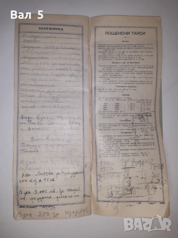 Клендар 1929 г. Информация за такси , данъци , налози, снимка 5 - Други - 53664801