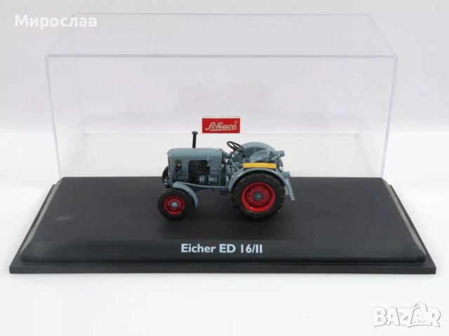 1:43 Schuco Eicher ED ТРАКТОР КОЛИЧКА ИГРАЧКА МОДЕЛ, снимка 1 - Колекции - 45759227