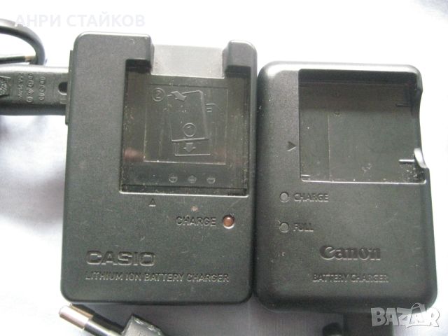 Продавам Оригинални зарядни за фотоапарати, снимка 6 - Батерии, зарядни - 45496774