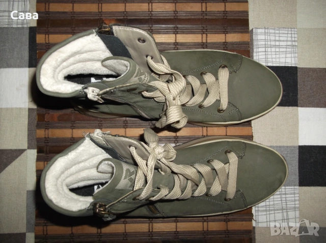 Кожени кецове RIEKER  , снимка 3 - Кецове - 53728234