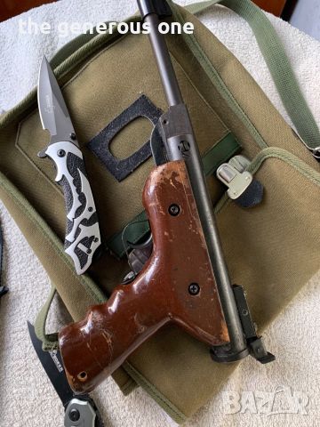 Въздушен пистолет 4,5 с пружина пневматичен, снимка 2 - Въздушно оръжие - 46392321