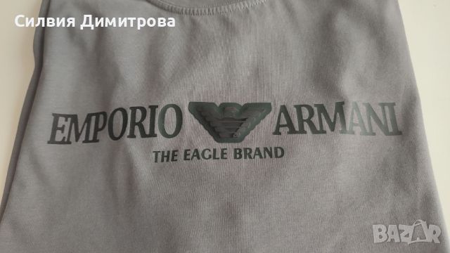 Мъжка тениска Armani M, снимка 1 - Тениски - 46417319