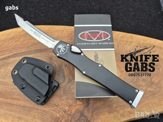 Автоматичен нож Microtech Halo 6, снимка 2 - Ножове - 49266987