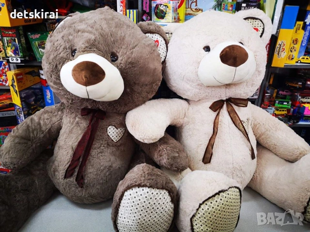 Огромен Плюшен Мечок - Тъмен или Светъл, снимка 5 - Плюшени играчки - 38566993